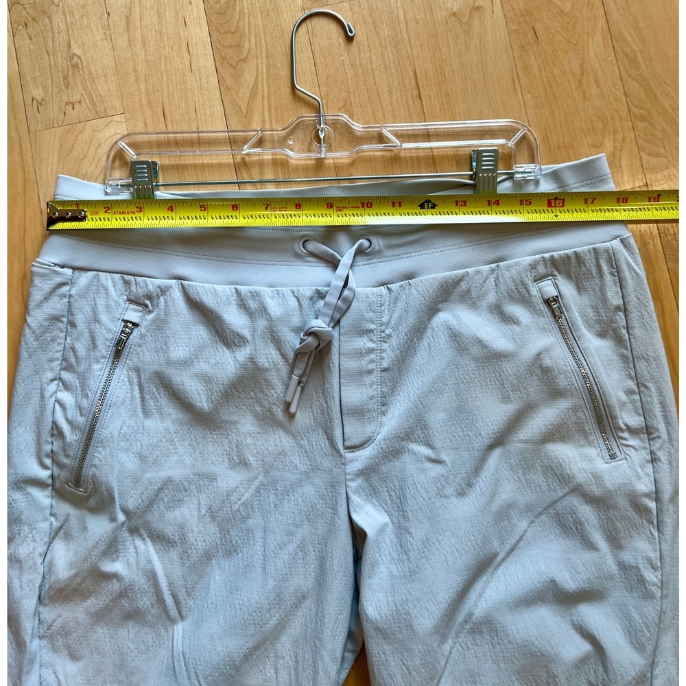 Athleta Women Trekkie North Jogger 16 Grey Activewear Hiking Travel Zip - Picture 6 of 9